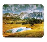 Fabulous Tapis de souris Simili Cuir Pâturage de Montagne sous un Ciel De Tempête (22 x 18 cm) Multicolore G