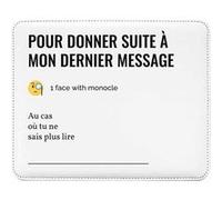 Fabulous Tapis de souris Simili Cuir Pour Donner Suite (22 x 18 cm) Multicolore G