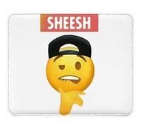 Fabulous Tapis de souris Simili Cuir Sheesh Emoji (22 x 18 cm) Multicolore G