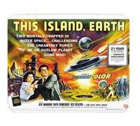 Fabulous Tapis de souris Simili Cuir This Island Earth Cinéma Vintage 1 (22 x 18 cm) Multicolore G