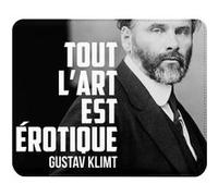 Fabulous Tapis de souris Simili Cuir Tout L'art Est Érotique Klimt (22 x 18 cm) Multicolore G