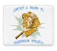 Fabulous Tapis de souris Simili Cuir Yes I am Mao Tse-tung (22 x 18 cm) Multicolore G