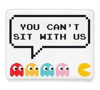 Fabulous Tapis de souris Simili Cuir You Can't Sit With Us Parodie Pac Man (22 x 18 cm) Multicolore G