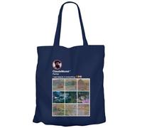 Fabulous Tote Bag Sac Shopping en Toile Bleu - Claude Monet Réseaux Sociaux Peinture Peintre Art - 10 L