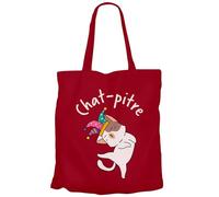Fabulous Tote Bag Sac Shopping en Toile - Chat pitre Chaton Humour Jeu de mot Dessin