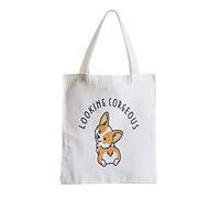Fabulous Tote Bag Sac Shopping en Toile - Looking Corgeous Corgi Dog Pets