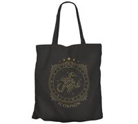 Fabulous Tote Bag Sac Shopping en Toile Noir - Scorpion Cartomancie Signe Astrologie Zodiaque Astres Constellation Tarot - 10 L