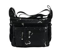 Fabuxry Sacs à main et sacs à bandoulière pour femme, Cœur floral, Medium