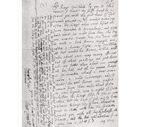 Fac-similé d'une lettre d'Olvier Cromwell au Président Lenthall rapportant la victoire de Naseby. datée du 14 juin 1645 le jour de la bataille. From Britain and Her Neighbours 1485-1688 publiée en