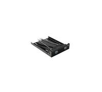 Facade 3.5'' - 2x Port USB 3.0 - Emplacement DD/SSD 2.5'' - AK-HDA-09BK - Noir