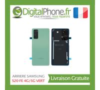 FACADE ARRIERE VERT ORIGINAL SAMSUNG GALAXY S20 FE 4G/5G SM-G780F/ SM-781B TVA