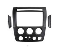 Façade Audio 9 Pouces Conduite À Gauche avec Système Navigation GPS Lecteur DVD Compatible pour Hummer H3 2005-2010 Cadre Panneau(Cadre)