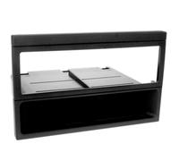 Façade Autoradio 1-DIN + Cadre D’Installation Pour Mazda 323/626 Noir