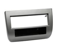 Facade autoradio 1DIN compatible avec LANCIA YPSILON 03-11 - Gris fonce