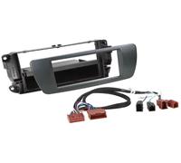 Facade autoradio 1DIN compatible avec Seat Ibiza 6J FL - Gris Galway