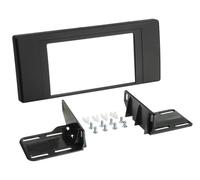 Adaptateur de façade 2-din pour bmw x5 (e53) 2000 - 2006 noir