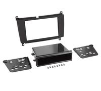 Facade autoradio 2Din compatible avec CLK W209 A209 04-10 Avec vide poche - Noir