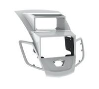 Facade autoradio 2Din compatible avec Ford Fiesta ap09 Argent - avec afficheur