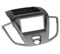 Facade autoradio 2DIN compatible avec Ford Transit V363 2015-2019 gris