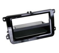 Facade autoradio 2DIN compatible avec Seat Skoda VW ap03 Avec vide poche Inducti