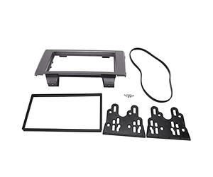Façade Autoradio, Adaptateur Façade Panneau radio de Fascia de voiture double DIN DIN Utilisation adaptée pour IVECO Daily 2006-2014 Kit de raccord de trousse audio de l'audio installer la lunette