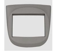 Facade Autoradio - ADNAUTO - FA217 - Compatible Renault Twingo 2 Wind - Gris souris - Installation facile