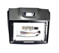 Façade autoradio Cadre De Câbles pour Autoradio Stéréo, Écran Audio Et Lecteur Vidéo Multimédia 9 Pouces pour Isuzu pour D-Max pour MU-X (2012-2016)(Frame-Grey Cable)