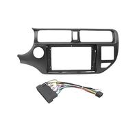 Façade autoradio Cadre De Tableau De Bord pour Autoradio 2 DIN 9 Pouces pour KIA pour Rio pour KIA K3 (2012, 2013, 2014, 2015)(Left Cord)