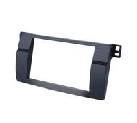 Façade autoradio Lot de 4 Panneaux Audio 2Din Utilisation adaptée pour BMW Série 3 E46 1998-2005, Panneau de Modification, Panneau de Navigation DVD, Cadre, façades de Voiture, Panneau Radio stéréo