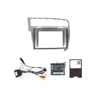 Façade Autoradio Panneau D'autoradio Pour VW Pour GOLF 7 2013 Installation Du Cadre Tableau Bord GPS Android Lecteur Multimédia Câble Avec Canbus Cadre Radio