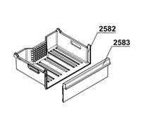 Façade bac du haut 150mm Réfrigérateur, congélateur 4638250500 BEKO