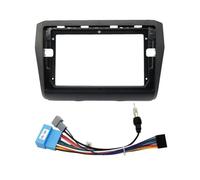 Façade Cache-Radio Adaptateur Cadre De Panneau Carénage en Plastique pour Suzuki pour Swift 2017 - 2019, Installation D'autoradio Double Din 9 Pouces, DVD GPS Mp5
