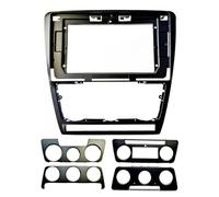 Façade Cache-Radio Adaptateur Cadre DVD De Voiture 10Pouces Kits Garniture Tableau Bord Audio, Panneau Lecteur Multimédia, GPS, pour Skoda pour Octavia 2008-2013