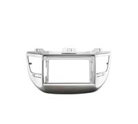 Façade Cache-Radio Adaptateur Cadre Panneau Lecteur D'autoradio 9 Pouces, pour Hyundai pour Tucson 2015-2017, Faisceau Câbles Stéréo, Fascia pour Couverture Tableau Bord