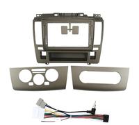 Façade Cache-Radio Adaptateur Façade D'autoradio 9 Pouces pour Nissan pour Tiida pour Latio 2005-2010 Stéréo DVD GPS Lecteur 2 Din pour Kit Cadre Panneau Tableau Bord