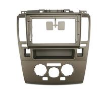 Façade Cache-Radio Adaptateur Façade D'autoradio 9 Pouces pour Nissan pour Tiida pour Latio 2005-2010 Stéréo DVD GPS Lecteur 2 Din pour Kit Cadre Panneau Tableau Bord