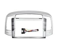 Façade Cache-Radio Adaptateur Façades D'autoradio 9 Pouces pour Hyundai pour Accent 2009-2012 / pour Verna 2008, Autoradio 2DIN, Garniture De Tableau Bord