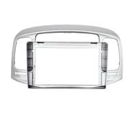 Façade Cache-Radio Adaptateur Façades D'autoradio 9 Pouces pour Hyundai pour Accent 2009-2012 / pour Verna 2008, Autoradio 2DIN, Garniture De Tableau Bord