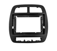 Façade Cache-Radio Adaptateur Panneau Fascia D'autoradio 2Din 9/10Pouces pour Kwid 2019+ Cadre GPS pour Tableau Bord Kit pour Habillage D'installation en Plastique