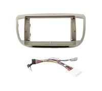 Façade Cadre Radio Cadre Tableau Bord D'installation D'autoradio 9 Pouces, Panneau 2Din, Lecteur DVD MP5 Stéréo Android pour Nissan March pour Micra K12 2002-2010 Kit Montage Autoradio