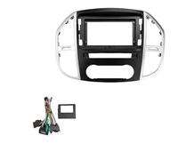 Façade Cadre Radio Kit De Cadre Plaque Frontale Montage Stéréo pour Autoradio Android 2 Din, pour Benz W447 pour Vito 3 2014 - 2020 Kit Montage Autoradio