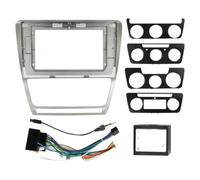 Façade Cadre Radio Panneau D'autoradio 10 '', Cadre Boîtier Lecteur Stéréo Android, Unité Principale 2Din, Tableau Bord Couverture pour Skoda pour Octavia 2004-2014 Kit Montage Autoradio
