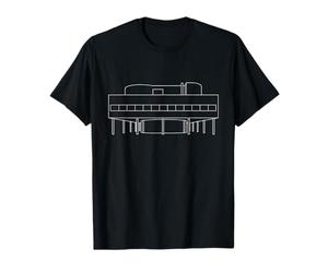 Façade classique Villa Savoye - Architecture Corbusier emblématique T-Shirt