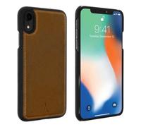 Coque iPhone XR Protection Rigide Cuir Véritable Akashi - Camel