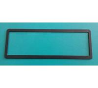 Façade couvre-trou autoradio universel ISO métal noir adaptateur autoradio