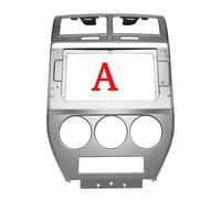 Façade d'autoradio 10,1 Pouces 2 DIN avec Panneau de Navigation GPS intégré pour Dodge Caliber (2007-2010).