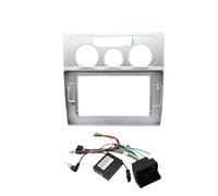 Façade D'autoradio 10 Pouces avec Lecteur DVD Intégré Au Tableau De Bord pour VW pour Touran 2004-2008 RESPUNEKBAH(FrameA Cable Canbus)