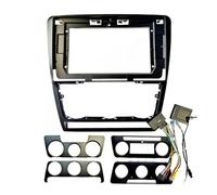 Façade D'autoradio 10 Pouces pour Skoda pour Octavia 2008 2009-2012 2013 Lecteur Multimédia Voiture GPS Cadre DVD Audio Tableau Bord Kits Garniture Panneau Cadre Radio(B)