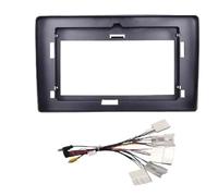 Façade D'autoradio 10 Pouces pour Toyota pour Hiace 2012-2018, Cadre De Boîtier pour Lecteur MP5, Unité Centrale 2DIN Panneau D'autoradio(Frame with Cord)