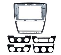Façade D'autoradio 2 DIN 10,1 Pouces avec Adaptateur De Cadre Et De Garniture pour Tableau De Bord pour Skoda pour Octavia 2007-2014 AJOHBM